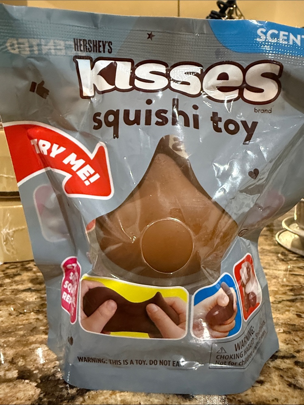 Hershey's Kisses Brown Squishi Toy - Scented Kids Plush Squishy